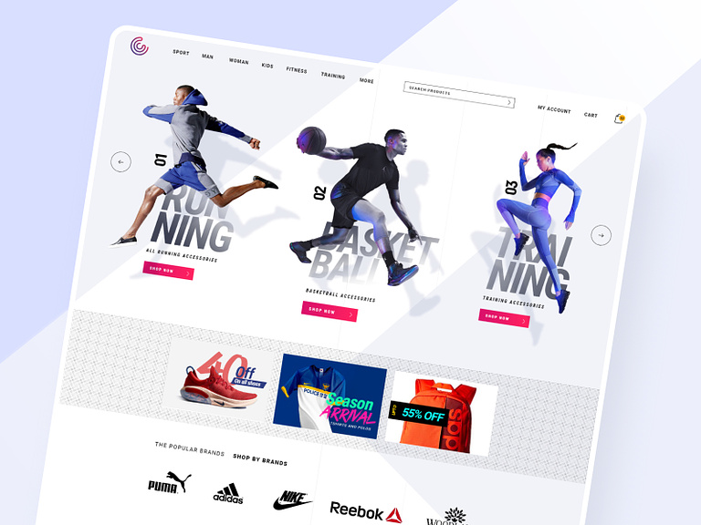 Thiết kế website bán đồ, phụ kiện thể thao